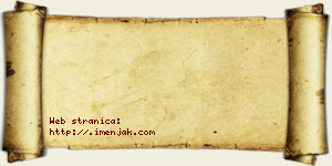 Isak Jevremović vizit kartica